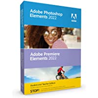Adobe Photoshop Elements & Premiere Elements 2022 | Student & Teacher Edition | PC/Mac Disc
