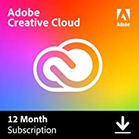 Adobe Creative Cloud |Entire collection of Adobe creative tools plus 100GB storage | 12-month Subscription with auto…