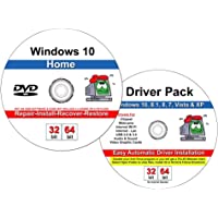 9th & Vine DVD Compatible With Windows 10 Home 32-64 bit & 2019 Drivers Combo. Install To Factory Fresh, Recover, Repair…