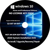 WINDOWS 10 Pro / home 32-64 bit + DVD DRIVE. RECOVERY FIX REINSTALL REPAIR REPLACE BOOT REBOOT RECOVERY INSTALL RESTORE…