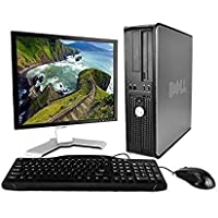 Dell OptiPlex Desktop Complete Computer Package with Windows 10 Home - Keyboard, Mouse, 17" LCD Monitor(brands may vary…