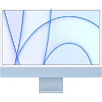 2021 Apple iMac (24-inch, Apple M1 chip with 8‑core CPU and 7‑core GPU, 8GB RAM, 256GB) - Blue