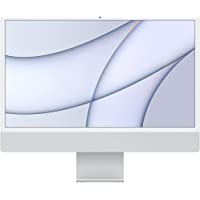 2021 Apple iMac (24-inch, Apple M1 chip with 8‑core CPU and 7‑core GPU, 8GB RAM, 256GB) - Silver