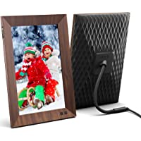 Nixplay 10.1 inch Smart Digital Photo Frame with WiFi (W10F) - Wood Effect - Share Photos and Videos Instantly via Email…