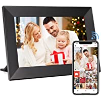 BIHIWOIA Digital Picture Frame 8 Inch WiFi Digital Photo Frame with 16GB Storage, IPS Touch Screen HD Display, Auto…