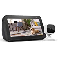Echo Show 5 Charcoal with Blink Mini Indoor Smart Security Camera, 1080 HD with Motion Detection
