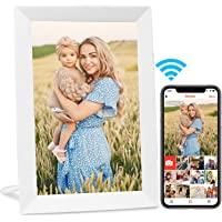 AEEZO WiFi Digital Picture Frame, IPS Touch Screen Smart Cloud Photo Frame with 16GB Storage, Easy Setup to Share Photos…