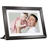 BIHIWOIA Digital Picture Frame WiFi 10.1 Inch Digital Photo Frame with IPS Touch Screen HD Display, 16GB Storage, Auto…