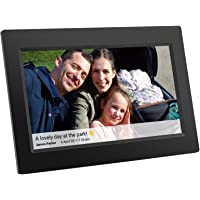 Feelcare 10 Inch WiFi Digital Picture Frame - Electronic, Wall Mountable Smart Frames，Frameo App - Send Photos & Videos…