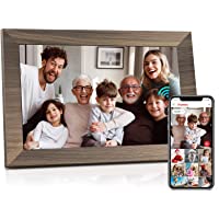 10.1 WiFi Digital Photo Frame, Canupdog IPS Touch Screen Smart Cloud Photo Frame with 16GB Storage, Wall Mountable, Auto…