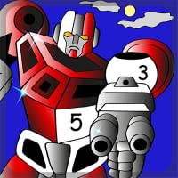 Robots Coloring Pages By Number