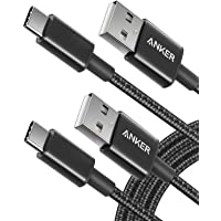 USB C Cable, Anker [2-Pack, 6 ft] Type C Charger Premium Nylon USB Cable , USB A to Type C Charging Cable Fast Charge…