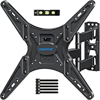 MOUNTUP TV Wall Mount, TV Mount Swivel and Tilt Full Motion for Most 26-55 Inch Flat Screen Curved TVs with Articulating…