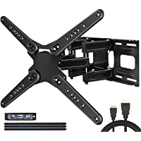 Everstone Full Motion TV Wall Mount with Height Adjustment for Most 28-86 inch LED, LCD, OLED Flat&Curved TVs, Bracket…