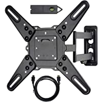 VideoSecu ML531BE2 TV Wall Mount kit with Free Magnetic Stud Finder and HDMI Cable for Most 26-55 TV and New LED TV up…
