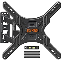 TV Wall Mount Swivel and Tilt Full Motion TV Mount for Most 26-55 Inch TVs, Wall Mount TV Bracket with Articulating Arm…