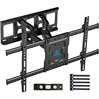 Full Motion TV Wall Mount Bracket Dual Articulating Arms Swivels Tilts Rotation for Most 37-70 Inch LED, LCD, OLED Flat…