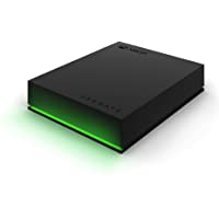 Seagate Game Drive for Xbox 4TB External Hard Drive Portable HDD - USB 3.2 Gen 1, Black with Built-in Green LED bar…