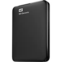 WD 1TB Elements Portable External Hard Drive HDD, USB 3.0, Compatible with PC, Mac, PS4 & Xbox - WDBUZG0010BBK-WESN