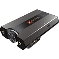 Sound BlasterX G6 Hi-Res 130dB 32bit/384kHz Gaming DAC, External USB Sound Card with Xamp Headphone Amp, Dolby Digital…