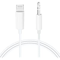 Aux Cord for iPhone, iSkey 3.5mm Aux Cable for Car Compatible with iPhone 13 12 11 XS XR X 8 7 6 iPad iPod for Car Home…