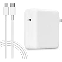 Mac Book Pro Charger, 61W USB C Fast Charger Power Adapter for MacBook Pro 13 Inch/12 Inch,for MacBook Air,Included USB…