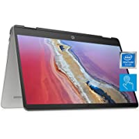 HP Chromebook x360 14a 2-in-1 Laptop, Intel Pentium Silver N5030, 4 GB RAM, 64 GB eMMC, 14” HD Micro-Edge Touchscreen…
