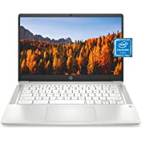 HP Chromebook 14 Laptop, Intel Celeron N4020, 4 GB RAM, 32 GB eMMC, 14” HD Micro-Edge Display, Chrome OS, Thin…