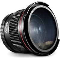 52MM 0.35x Altura Photo HD Fisheye Nikon Wide Angle Lens (w/Macro Portion) for DSLR Cameras D7100 D7000 D5500 D5300…