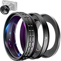 ULANZI Creative ZV-1 Wide Angle/Macro Additional Lens 52mm Diameter Compatible with Sony ZV-1 Camera, 2 in 1 Extra Lens…