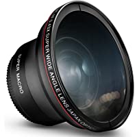 58MM 0.43x Altura Photo Professional HD Wide Angle Lens (w/Macro Portion) for Canon EOS 70D 77D 80D 90D Rebel T8i T7 T7i…