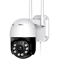 Security Camera Outdoor with 1080p Color Night Vision, Motion Detection, Instant Alerts, IP65 Weatherproof, Compatible…