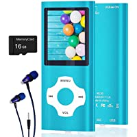 MP3 Player / MP4 Player, Hotechs MP3 Music Player with 32GB Memory SD Card Slim Classic Digital LCD 1.82'' Screen Mini…