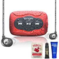 SYRYN Swimbuds Flip Bundle | 8 GB Waterproof Music Player Compatible with iTunes Files (No Apple Music)