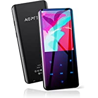32GB MP3 Player with Bluetooth 5.0, AGPTEK 2.4" Curved Screen Portable Music Player with Speaker Lossless Sound with FM…