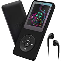 MP3 Player 32GB with Speaker FM Radio Earphone Portable HiFi Lossless Sound MP3 Mini Music Player Voice Recorder E-Book…