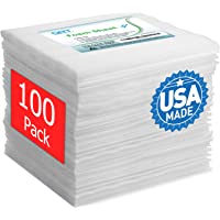 100 Pack Foam Sheets, DAT 12" x 12", 1/16" Thickness, Foam Wrap Cushioning Material, Moving Supplies for Packing Storage…