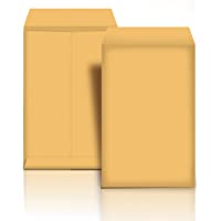 Amazon Basics Catalog Mailing Envelopes, Peel & Seal, 10x13 Inch, Brown Kraft, 100-Pack