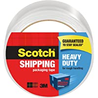 Scotch Heavy Duty Packaging Tape, 1.88" x 65.6 yd, Designed for Packing, Shipping and Mailing, Strong Seal on All Box…