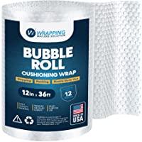 Air Bubble Cushioning Roll Wrap 12-Inches X 36-Feet Perforated Every 12-Inch For Shipping -For Packing and Moving Boxes…