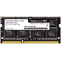 TEAMGROUP Elite DDR3L 8GB Single 1600MHz PC3-12800 CL11 Unbuffered Non-ECC 1.35V SODIMM 204-Pin Laptop Notebook PC…