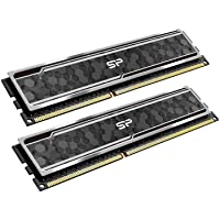 Silicon Power Value Gaming DDR4 RAM 16GB (8GBx2) 3200MHz (PC4 25600) CL16 1.35V Desktop Memory Module with Heatsink…