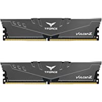 TEAMGROUP T-Force Vulcan Z DDR4 16GB Kit (2x8GB) 3200MHz (PC4-25600) CL16 Desktop Memory Module Ram (Gray…