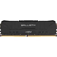 Crucial Ballistix 3200 MHz DDR4 DRAM Desktop Gaming Memory Kit 16GB (8GBx2) CL16 BL2K8G32C16U4B (Black)