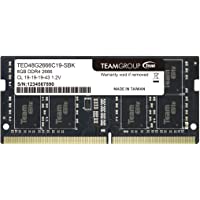 TEAMGROUP Elite DDR4 8GB Single 2666MHz PC4-21300 CL19 Unbuffered Non-ECC 1.2V SODIMM 260-Pin Laptop Notebook PC…