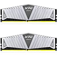XPG Z1 DDR4 3200MHz (PC4 25600) 16GB (2x8GB) 288-Pin CL16-20-20 Memory Modules, Silver (AX4U320038G16A-DSZ1)