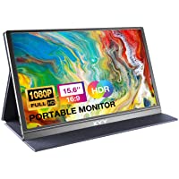 Portable Monitor - KYY 15.6inch 1080P FHD USB-C Laptop Monitor HDMI Computer Display HDR IPS Gaming Monitor w/Premium…