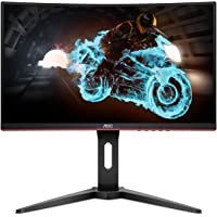 AOC C24G1A 24" Curved Frameless Gaming Monitor, FHD 1920x1080, 1500R, VA, 1ms MPRT, 165Hz (144Hz supported), FreeSync…