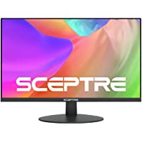 Sceptre IPS 24-Inch Computer LED Monitor 1920x1080 1080p HDMI VGA up to 75Hz 300 Lux Build-in Speakers 2021 Black (E249W…