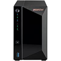 Asustor Drivestor 2 Pro AS3302T - 2 Bay NAS, 1.4GHz Quad Core, 2.5GbE Port, 2GB RAM DDR4, Network Attached Storage…